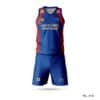 Sublimation Printed Basketball Kit for Adults-WL-743; V-Neck Customized Purple Basketball Uniform-WL-725; Basketball Uniform Sets Maker in London; basketball kit; best basketball uniform;