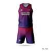 V-Neck Customized Purple Basketball Uniform-WL-725; Best Uniform Design for Basketball Apparel Maker in UK; Basketball Uniform Style Maker in UK; Basketball Uniform Sets Maker in London; basketball kit; best basketball uniform;