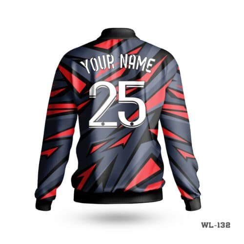 Sports Men's Jacket with Sublimation Printed-WL-132 - Image 2