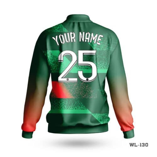 Unique Design Green Sports Jackets Men's​-WL-130 - Image 2