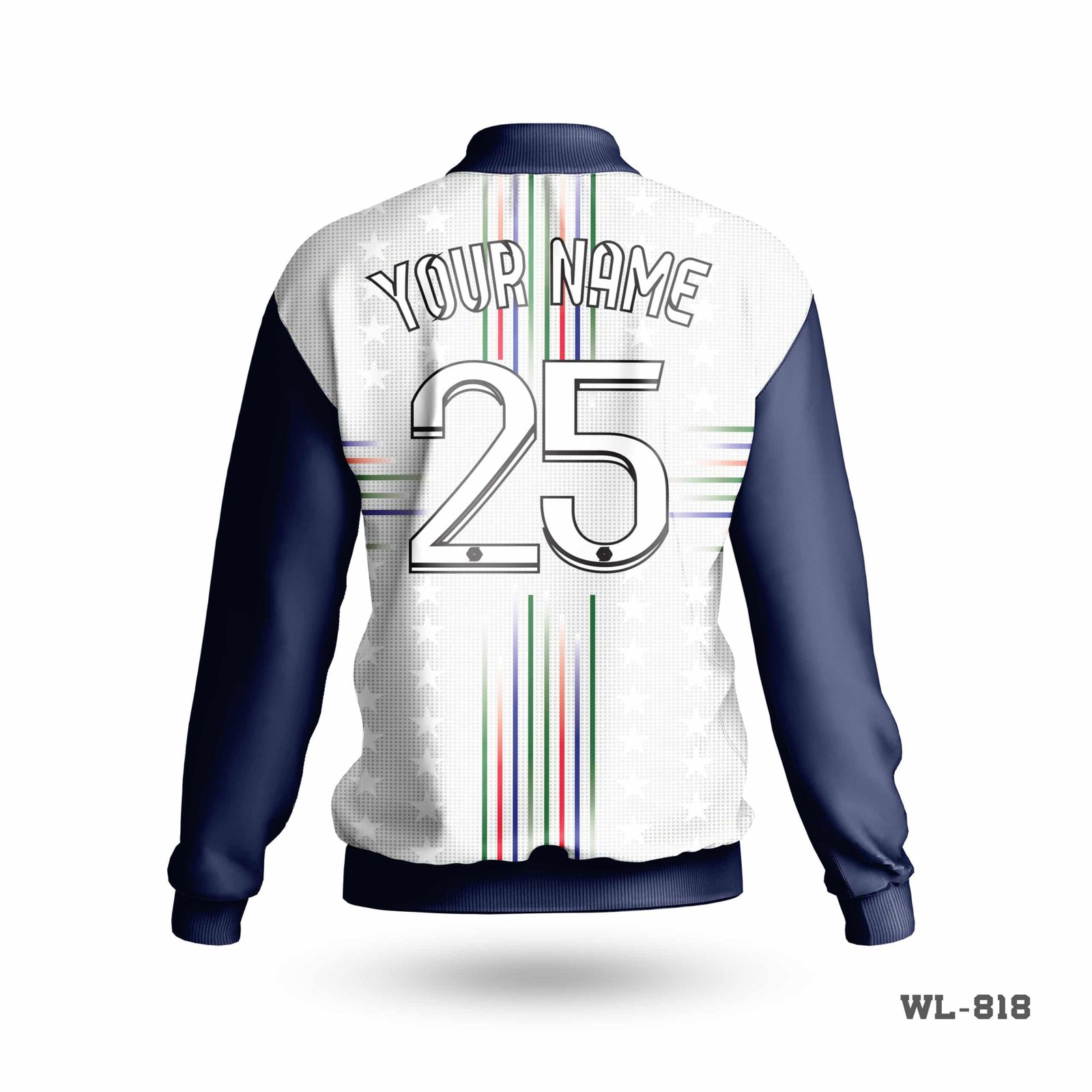 Sublimation Printed Sports Jacket Winter-WL-818 4 Sublimation Printed Sports Jacket Winter-WL-818 - Image 2