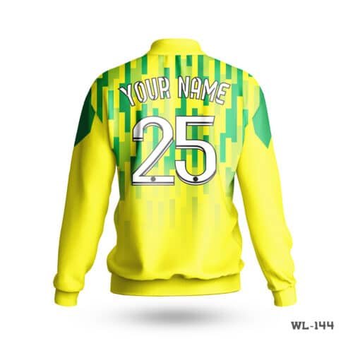 Unique Design Men's Jacket Yellow-WL-144 - Image 2