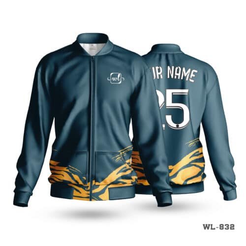 Sports Winter Jacket for Men with Logo-WL-832 - Image 3