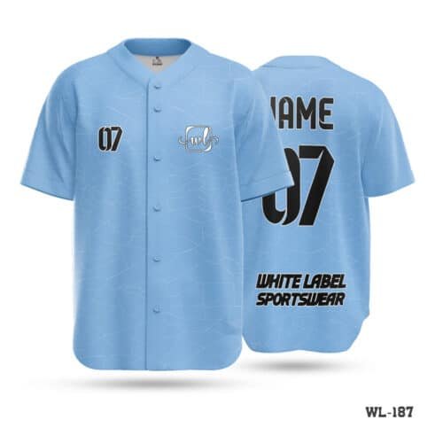 Baseball Jersey for Men Maker in UK; Baseball Jersey Customization Seller in UK; Baseball Jersey Custom Apparel Maker in UK; Youth Personalized Baseball Jersey Maker in UK; Youth Jerseys Baseball Kit Seeller in UK; Mens Baseball Jersey Outfit with Logo; Half Sleeve Team Personalized Jersey Baseball T Shirt-WL-253;