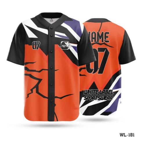 Best Jersey Baseball Team Kit Maker in UK; Half Sleeve Team Personalized Jersey Baseball T Shirt-WL-253; Yellow Gray Baseball Jersey Maker in UK; Half Sleeve Polyester Dark Green Baseball Jersey-WL-194; Sublimation Print Best Customized Baseball Jerseys-WL-167; Half Sleeve Customized Button Baseball Jersey Kit-WL-201; Premium Design Baseball New Jersey with Logo-WL-179; Half Sleeve Team Baseball Jersey White Black Kit-WL-279;