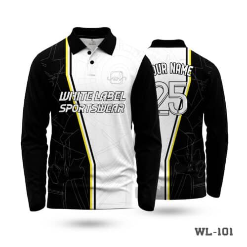 Best Jersey Design for Cricket Kit Maker in UK; Full Sleeve Polyester Black White Cricket Jersey-WL-115; Full Sleeve Stylish Cricket Jersey Design Apparel-WL-199; Jersey for Cricket Team Maker in UK; Personalized Jersey Design Cricket Kit Seller in UK; Cricket Jerseys UK Kit with Name Number; Full Sleeve Polo Customize Jersey Cricket Kit-WL-844; Cricket Jersey Design Seller in UK; Polo Jersey Cricket Team Maker in UK; Full Sleeve Customized Polo Cricket Jerseys-WL-841; jersey cricket team; customize jersey cricket; stylish cricket jersey design; black and yellow cricket jersey; blue cricket jersey; cool cricket jersey;