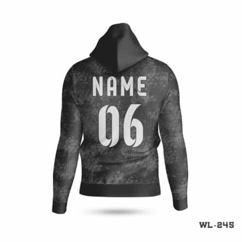 Black Sports Hoodie with Name Number; Personalised Sports Team Hoodies Maker in UK; Polyester Fabrics Best Personalized Sports Hoodies-WL-244; Premium Design Team Personalised Sports Hoodies-WL-243; Mens Sports Hoody Maker in UK; Hoodies for Men Sports Kit Seller in UK; Sports Hoodie Mens Kit Seller in UKI; sporting hoodie; men's sports hoodie; mens sports hoodie;