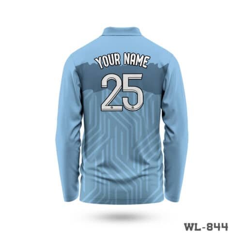 Customize Jersey Cricket Kit with Name Number; Cricket Jersey Design Seller in UK; Polo Jersey Cricket Team Maker in UK; Full Sleeve Customized Polo Cricket Jerseys-WL-841; jersey cricket team; cricket jersey design; customize jersey cricket; cricket jerseys uk; jersey design cricket; jersey for cricket team; stylish cricket jersey design; blue cricket jersey; classic cricket jersey; cool cricket jersey;