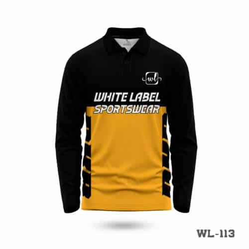 Full Sleeve Polo Black and Yellow Cricket Jersey-WL-113; Best Jersey in Cricket Maker in UK; Full Sleeve Best Jersey Design for Cricket Kit-WL-101; White Cricket Jersey Seller in UK; Stylish Cricket Jersey Design with Name Number; Jersey for Cricket Team Maker in UK; Personalized Jersey Design Cricket Kit Seller in UK; Cricket Jerseys UK Kit with Name Number; Full Sleeve Polo Customize Jersey Cricket Kit-WL-844; Cricket Jersey Design Seller in UK; Full Sleeve Customized Polo Cricket Jerseys-WL-841; jersey cricket team; black and yellow cricket jersey; blue cricket jersey; cool cricket jersey;