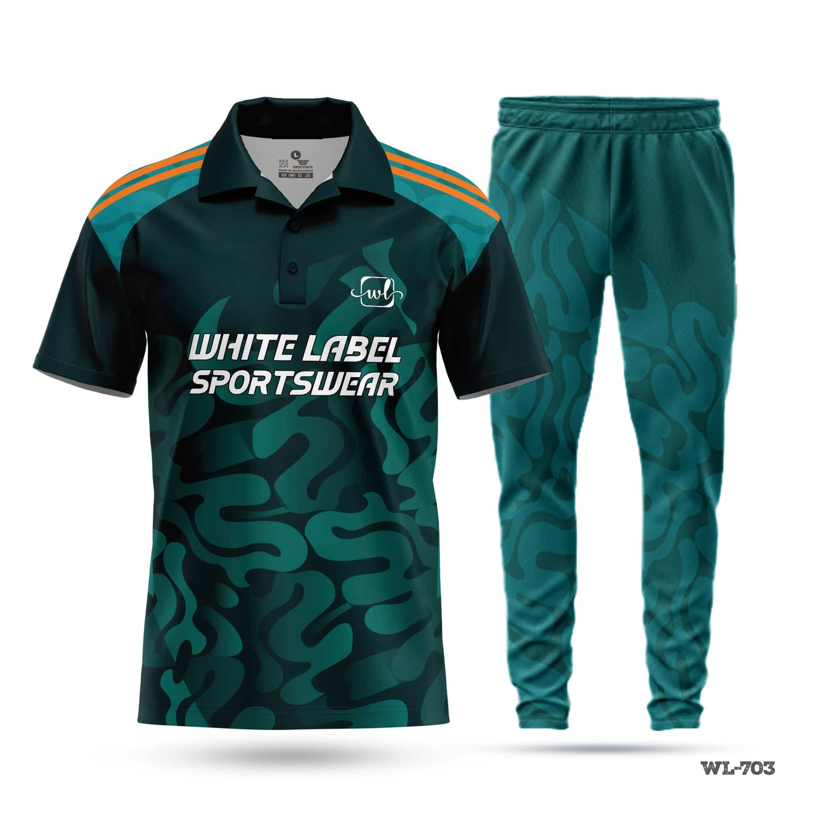 Half Sleeve Custom Polo Green Cricket Uniform-WL-703 3 Half Sleeve Custom Polo Green Cricket Uniform-WL-703; cricket kit; All Over Printed Cricket Uniform; Unique Design Cricket Uniform; Unique Design Cricket Uniform for Man; with; Logo; cricket kits; cricket full kit; custom cricket kit; youth cricket kit; custom cricket uniforms;