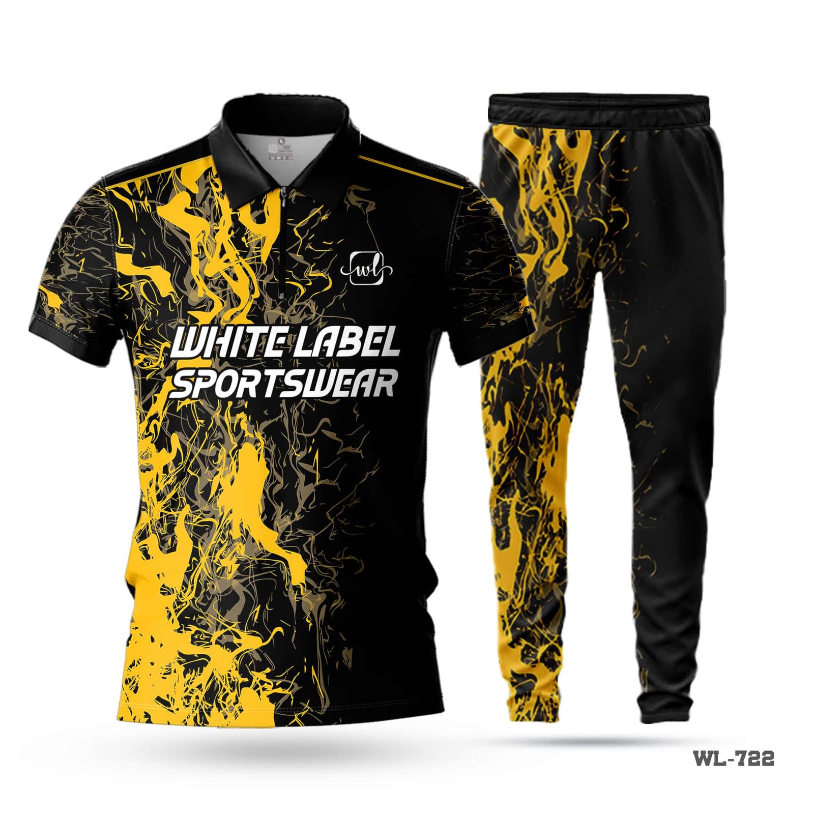 Half Sleeve Polo Yellow Black Cricket Apparel-WL-722 3 Half Sleeve Polo Yellow Black Cricket Apparel-WL-722; cricket kit; All Over Printed Cricket Uniform; Unique Design Cricket Uniform; Unique Design Cricket Uniform for Man; with; Logo; cricket kits; adult cricket kit; custom cricket kit; youth cricket kit; custom cricket uniforms;