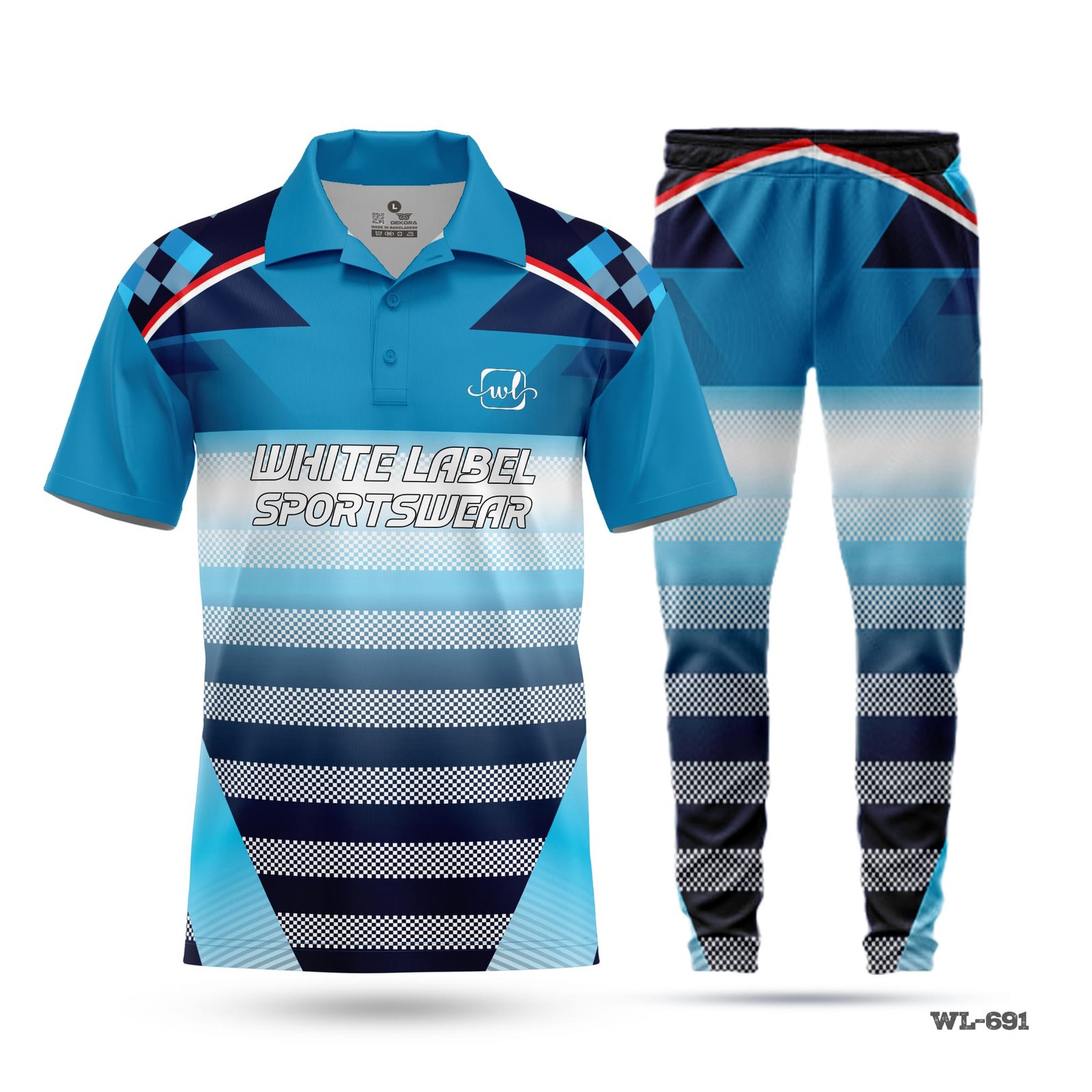 Half Sleeve Printed Customized Polo Cricket Uniforms-WL-691 3 Half Sleeve Printed Customized Polo Cricket Uniforms-WL-691; cricket kit; All Over Printed Cricket Uniform; Unique Design Cricket Uniform; with; Logo; cricket kits; kits for cricket; full cricket kit; adult cricket kit; cricket full kit; custom cricket kit;