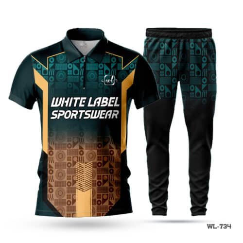 Half Sleeve Zipper Polo Iconic Cricket Uniform-WL-734; cricket kit; All Over Printed Cricket Uniform; Unique Design Cricket Uniform; Unique Design Cricket Uniform for Man; with; Logo; cricket kits; kits for cricket; full cricket kit; custom cricket kit; youth cricket kit; custom cricket uniforms;