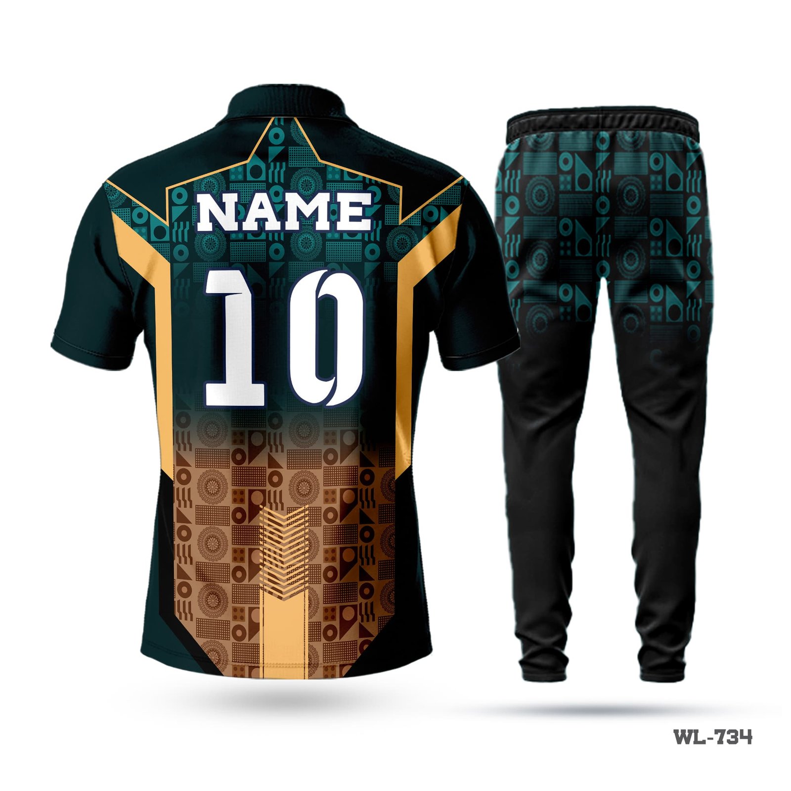 Half Sleeve Zipper Polo Iconic Cricket Uniform-WL-734 4 Iconic Cricket Uniform Maker in UK; cricket kit; All Over Printed Cricket Uniform; Unique Design Cricket Uniform; Unique Design Cricket Uniform for Man; with; Logo; kits for cricket; full cricket kit; adult cricket kit; cricket full kit; custom cricket kit;