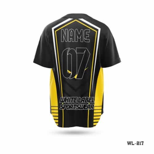 Mens Black Baseball Jersey Seller in UK; Customized Design Mens Baseball Jersey Outfit-WL-302; Custom Made Design Men Baseball Jersey-WL-207; Personalized Design Best Black Grey Baseball Jersey-WL-245; Half Sleeve Team Personalized Jersey Baseball T Shirt-WL-253; Premium Design Baseball New Jersey with Logo-WL-179; Half Sleeve Team Baseball Jersey White Black Kit-WL-279;