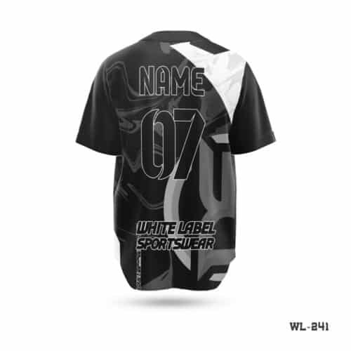 Personalised Baseball Jersey Seller in UK; New Jersey Baseball Team Kit Seller in UK; Personalized Design Team New Jersey Baseball Kit-WL-232; NBA Baseball Jersey Maker in UK; Sublimation Print Mens Black Baseball Jersey Kit-WL-217; Personalized Design Best Black Grey Baseball Jersey-WL-245; Half Sleeve Team Baseball Jersey White Black Kit-WL-279;