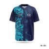 Personalized Design Sublimation Jerseys Baseball Kit-WL-251; Sublimated Baseball Jerseys Seller in UK; Red Baseball Jersey Outfit Maker in UK; New Jersey Baseball Team Kit Maker in UK; Half Sleeve Sublimated Navy Blue Baseball Jersey-WL-229; Mens Baseball Jersey Outfit with Logo; Half Sleeve Team Personalized Jersey Baseball T Shirt-WL-253;