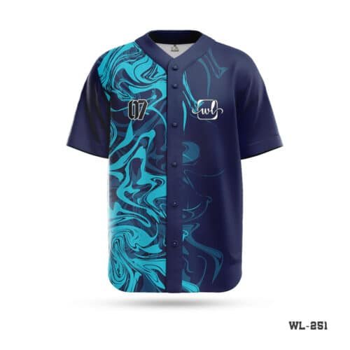 Personalized Design Sublimation Jerseys Baseball Kit-WL-251; Sublimated Baseball Jerseys Seller in UK; Red Baseball Jersey Outfit Maker in UK; New Jersey Baseball Team Kit Maker in UK; Half Sleeve Sublimated Navy Blue Baseball Jersey-WL-229; Mens Baseball Jersey Outfit with Logo; Half Sleeve Team Personalized Jersey Baseball T Shirt-WL-253;