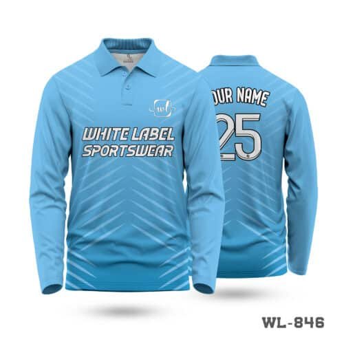 Personalized Jersey Design Cricket Kit Maker in UK; Cricket Jerseys UK Kit with Name Number; Full Sleeve Polo Customize Jersey Cricket Kit-WL-844; Cricket Jersey Design Seller in UK; Polo Jersey Cricket Team Maker in UK; Full Sleeve Customized Polo Cricket Jerseys-WL-841; jersey cricket team; cricket jersey design; customize jersey cricket; cricket jerseys uk; jersey design cricket; stylish cricket jersey design; blue cricket jersey; cool cricket jersey;