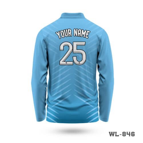 Personalized Jersey Design Cricket Kit Seller in UK; Cricket Jerseys UK Kit with Name Number; Full Sleeve Polo Customize Jersey Cricket Kit-WL-844; Cricket Jersey Design Seller in UK; Polo Jersey Cricket Team Maker in UK; Full Sleeve Customized Polo Cricket Jerseys-WL-841; jersey cricket team; cricket jersey design; customize jersey cricket; cricket jerseys uk; jersey design cricket; stylish cricket jersey design; black and yellow cricket jersey; blue cricket jersey; cool cricket jersey;
