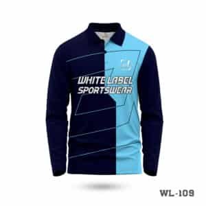 Printed Polyester Polo Blue Cricket Jersey Design Kit-WL-109; Red Black Cricket Jersey Maker in UK; Black and Yellow Cricket Jersey Maker in UK; Full Sleeve Polo Best Jersey in Cricket Apparel-WL-102; Full Sleeve Best Jersey Design for Cricket Kit-WL-101; White Cricket Jersey Seller in UK; Stylish Cricket Jersey Design with Name Number; Jersey for Cricket Team Maker in UK; Personalized Jersey Design Cricket Kit Seller in UK; Cricket Jerseys UK Kit with Name Number; Full Sleeve Polo Customize Jersey Cricket Kit-WL-844; Cricket Jersey Design Seller in UK; stylish cricket jersey design; black and yellow cricket jersey; blue cricket jersey; cool cricket jersey;