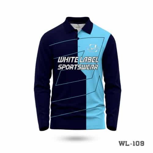 Printed Polyester Polo Blue Cricket Jersey Design Kit-WL-109; Red Black Cricket Jersey Maker in UK; Black and Yellow Cricket Jersey Maker in UK; Full Sleeve Polo Best Jersey in Cricket Apparel-WL-102; Full Sleeve Best Jersey Design for Cricket Kit-WL-101; White Cricket Jersey Seller in UK; Stylish Cricket Jersey Design with Name Number; Jersey for Cricket Team Maker in UK; Personalized Jersey Design Cricket Kit Seller in UK; Cricket Jerseys UK Kit with Name Number; Full Sleeve Polo Customize Jersey Cricket Kit-WL-844; Cricket Jersey Design Seller in UK; stylish cricket jersey design; black and yellow cricket jersey; blue cricket jersey; cool cricket jersey;