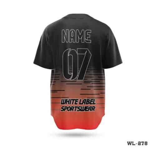 Sublimated Baseball Jerseys Seller in UK; Red Baseball Jersey Outfit Maker in UK; Half Sleeve Custom Plain Black Baseball Jersey-WL-249; New Jersey Baseball Team Kit Maker in UK; Half Sleeve Sublimated Navy Blue Baseball Jersey-WL-229; Mens Baseball Jersey Outfit with Logo; Half Sleeve Team Personalized Jersey Baseball T Shirt-WL-253;