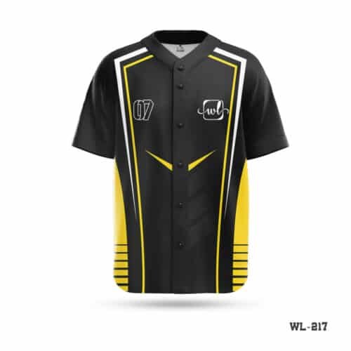 Sublimation Print Mens Black Baseball Jersey Kit-WL-217; Mens Baseball Jersey Outfit with Logo; Custom Made Design Men Baseball Jersey-WL-207; Half Sleeve Team Black and Orange Baseball Jersey-WL-247; Personalized Design Best Black Grey Baseball Jersey-WL-245; Half Sleeve Team Personalized Jersey Baseball T Shirt-WL-253; Half Sleeve Team Baseball Jersey White Black Kit-WL-279;