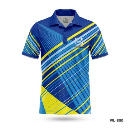 Sublimation Printed Polo Cricket Blue Jersey-WL-800; Colour Cricket Jersey Seller in UK; Blue Jersey Cricket Kit Seller in UK; Half Sleeve Polo Yellow Blue and White Cricket Jersey-WL-756; Black Cricket Jersey Design Kit Maker in UK; black and white cricket jersey Seller in UK; Black and Red Cricket Jersey Seller in UK; Black and Blue Cricket Jersey Seller in UK; Best Jersey for Cricket Kit Manufacturer in UK; Best Jersey Cricket Kit Maker in UK; Half Sleeve Polo Best Cricket Team Jersey Design Kit-WL-812; Customize Cricket Jersey Maker in UK; blue cricket jersey; cool cricket jersey;