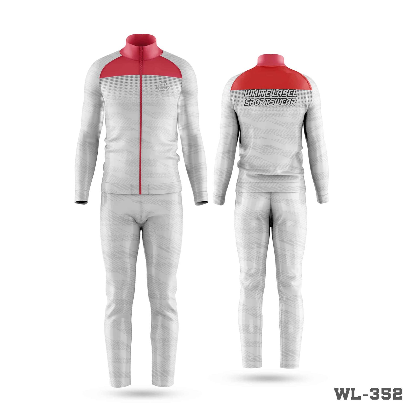 Personalized Design Best White Red Tracksuit-WL-352 5 White Red Tracksuit Maker in UK; Man Printed Tracksuit Maker in UK; psg tracksuit; mens sport tracksuit; tracksuits sports;
