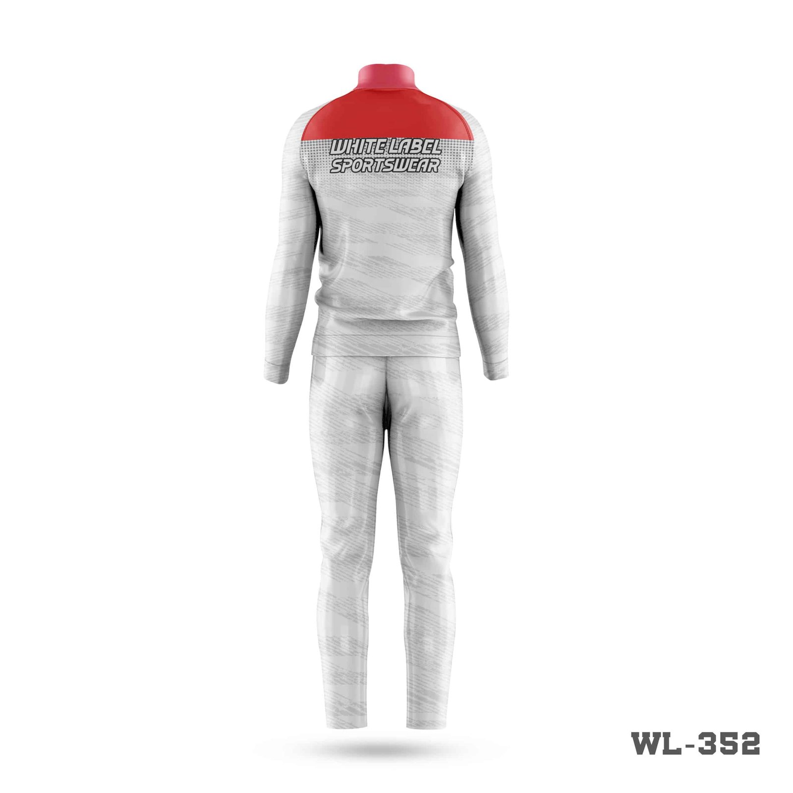 Personalized Design Best White Red Tracksuit-WL-352 4 White Red Tracksuit Seller in UK; White Sports Tracksuits Maker in UK; Man Printed Tracksuit Maker in UK; mens sport tracksuit; tracksuits sports;