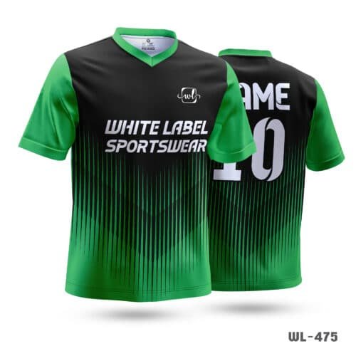 Men's Volleyball Jersey Design with Logo-WL-475 - Image 3