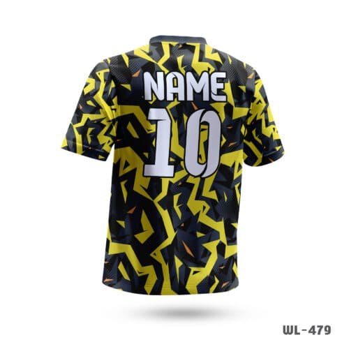 Sublimation Printed Volleyball Jersey Men's-WL-479 - Image 2