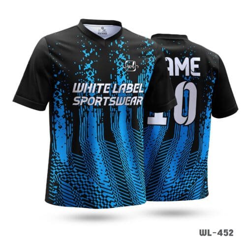 All Over Printed Men's Volleyball Jerseys with Logo-WL-452 - Image 3