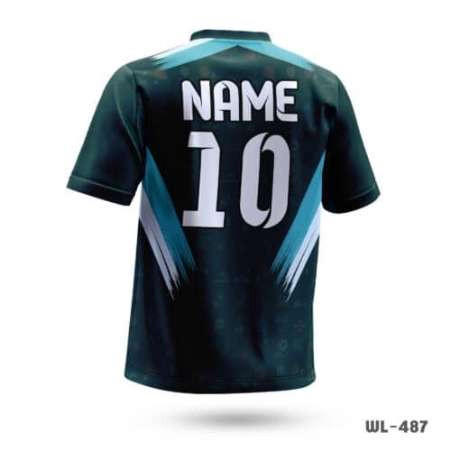 All Over Printed Green Volleyball Jersey-WL-487 - Image 2