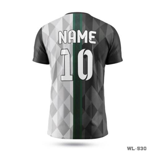 White Jersey in Volleyball with Logo-WL-530 - Image 2