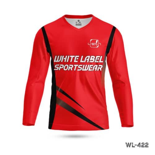 Red Soccer Jersey; Red Soccer Jersey with Logo; Red Soccer Jersey with Customized Logo; All Over Printed Red Soccer Jersey;
