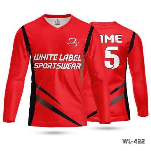 Red Soccer Jersey with Sublimation Printed-WL-422 - Image 3