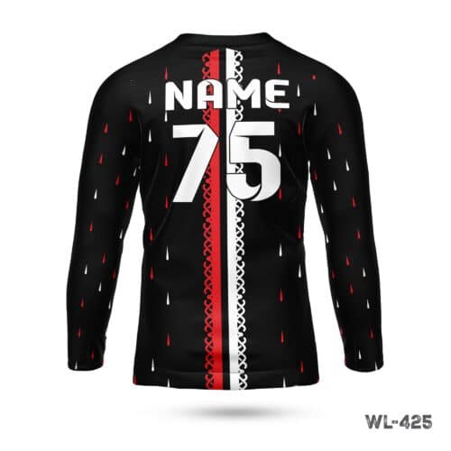 Sublimation Printed Black Jersey Soccer-WL-425 - Image 2