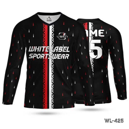 Sublimation Printed Black Jersey Soccer-WL-425 - Image 3